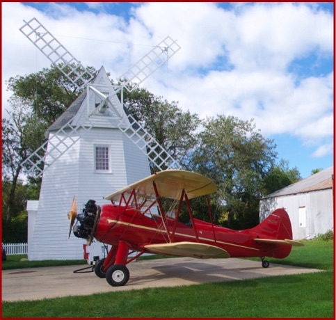 biplane at Cape Cod Airfield